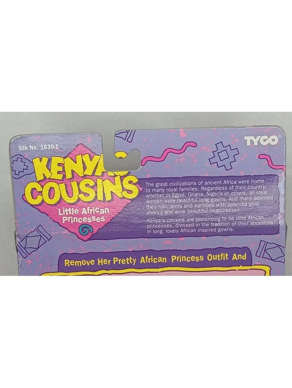 Vtg Tyco Kenya's Cousins Little Princess Baby Doll Sealed 1639-1